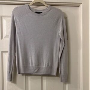 Banana Republic Women's Soft Gray Crewneck Sweater
